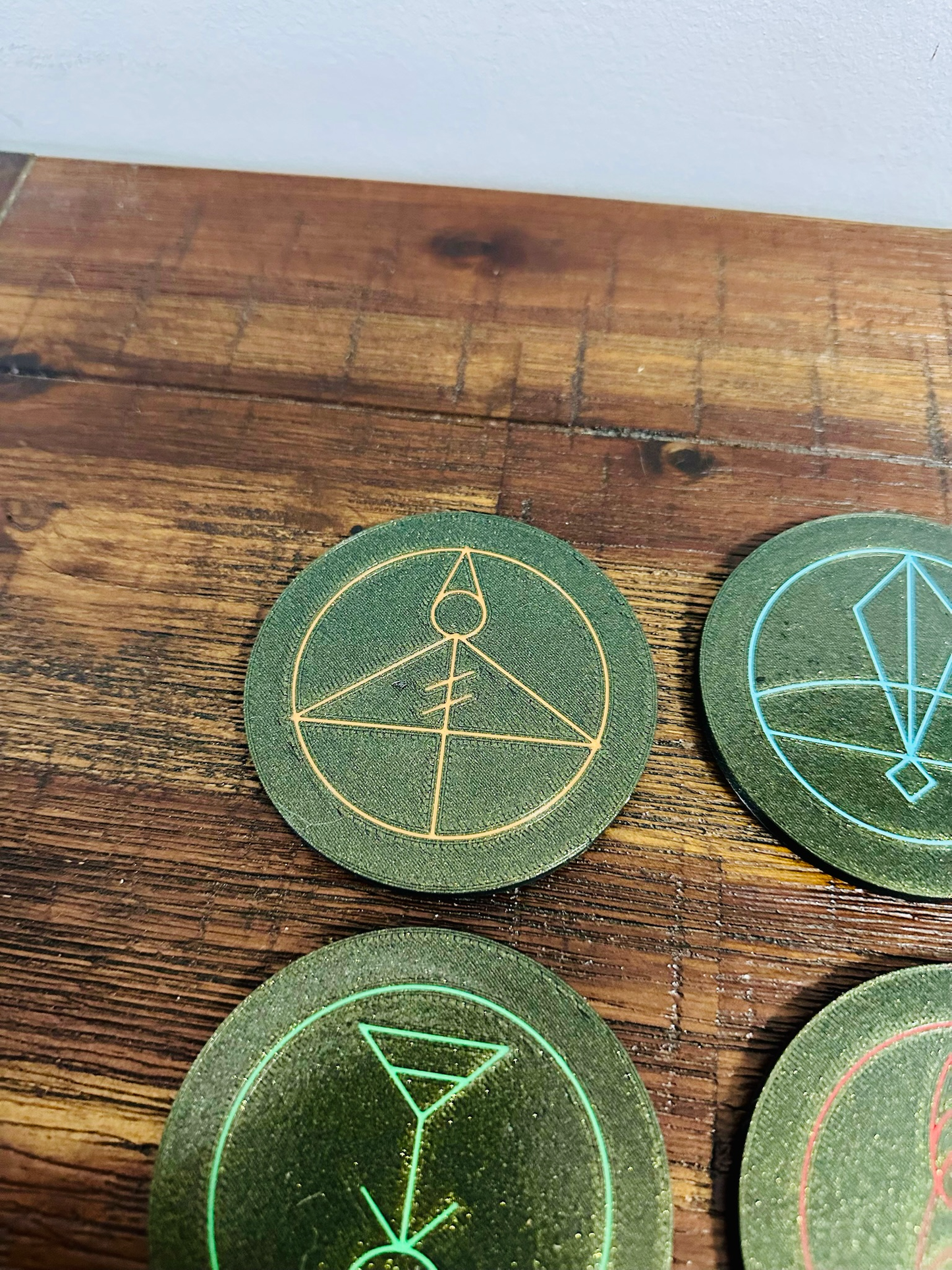 The Owl House: Luz’s Magic Spell Glyph’s - Coasters (Set of 4)