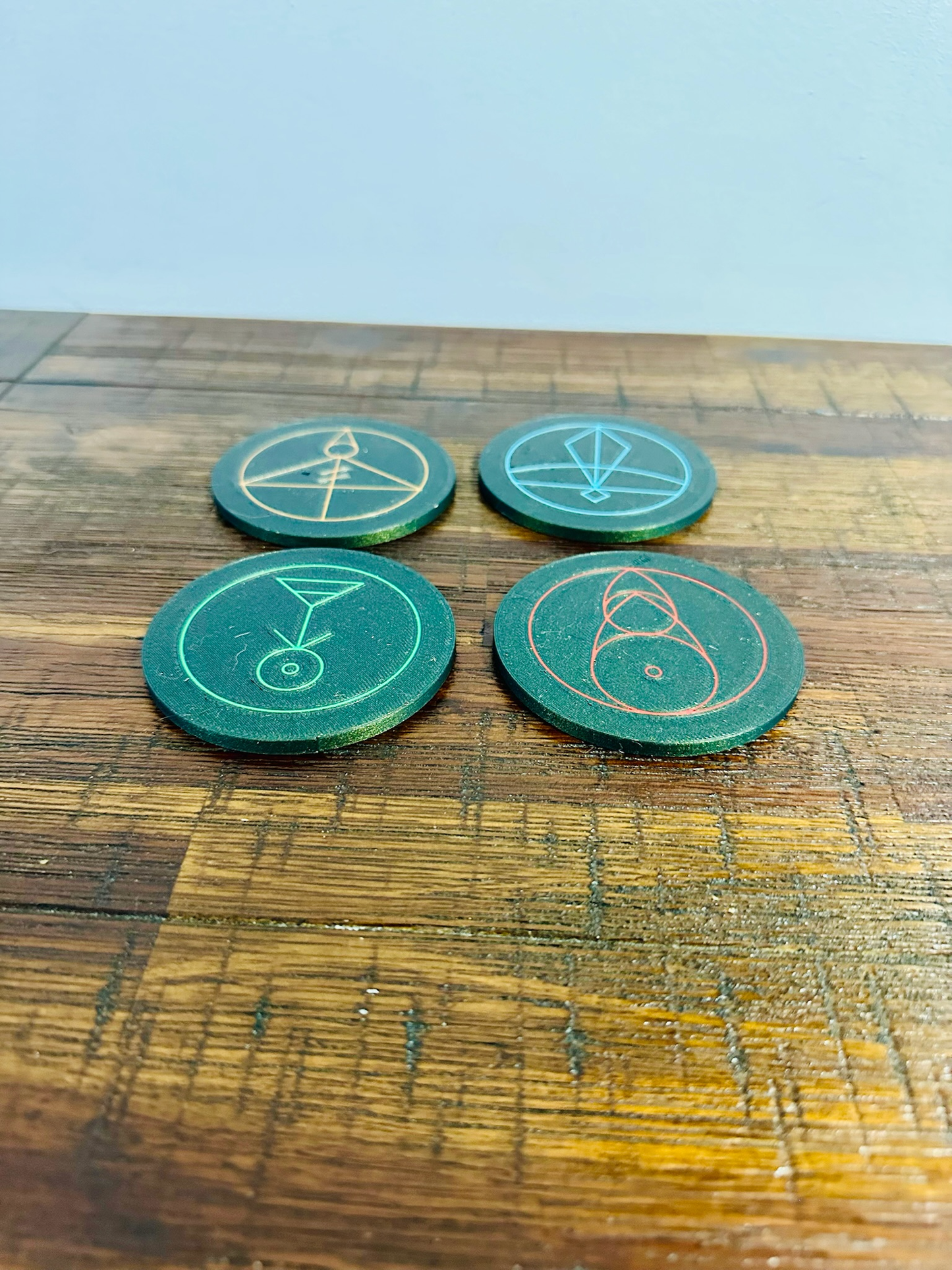 The Owl House: Luz’s Magic Spell Glyph’s - Coasters (Set of 4)