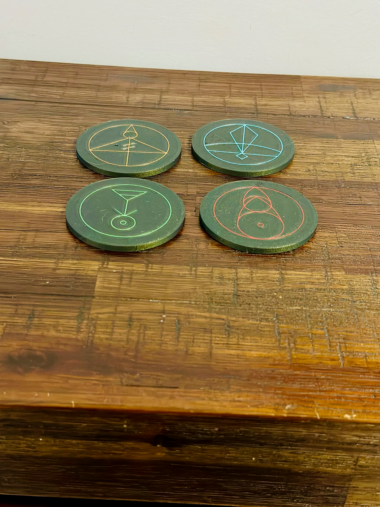 The Owl House: Luz’s Magic Spell Glyph’s - Coasters (Set of 4)