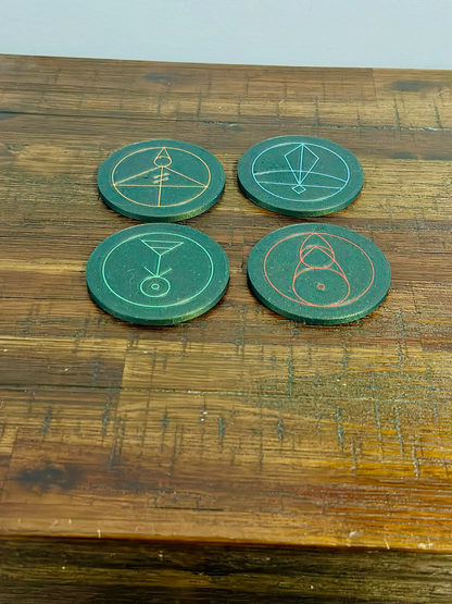 The Owl House: Luz’s Magic Spell Glyph’s - Coasters (Set of 4)
