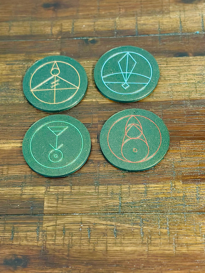 The Owl House: Luz’s Magic Spell Glyph’s - Coasters (Set of 4)