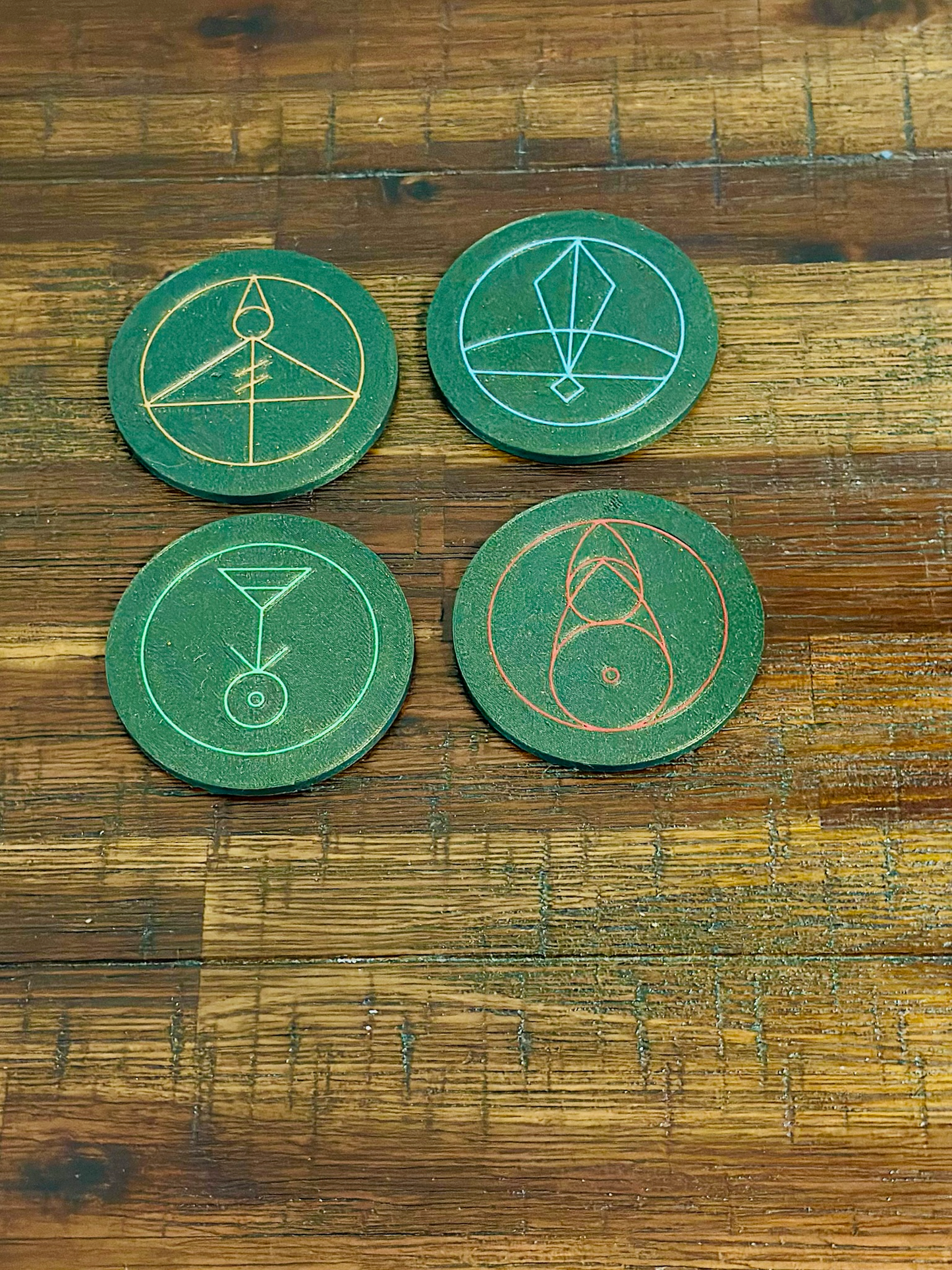 The Owl House: Luz’s Magic Spell Glyph’s - Coasters (Set of 4)