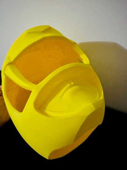 Yellow Mighty Morphin Power Rangers Helmet - Cosplay Kit / Full Size Decoration