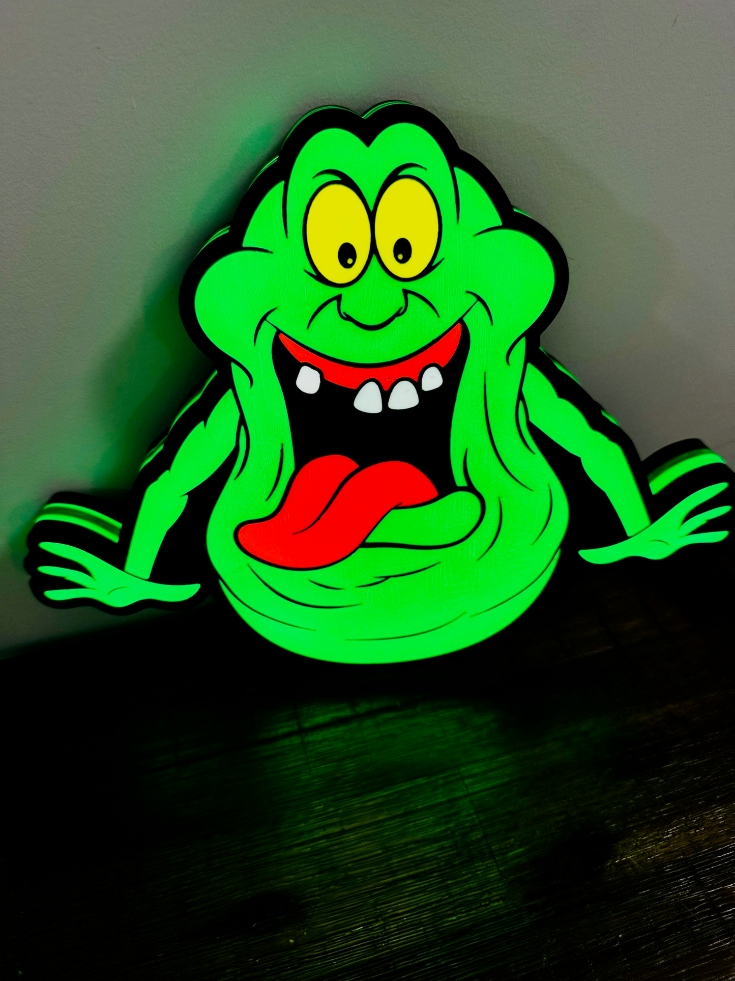Cazafantasmas - Slimer - Letrero luminoso/arte