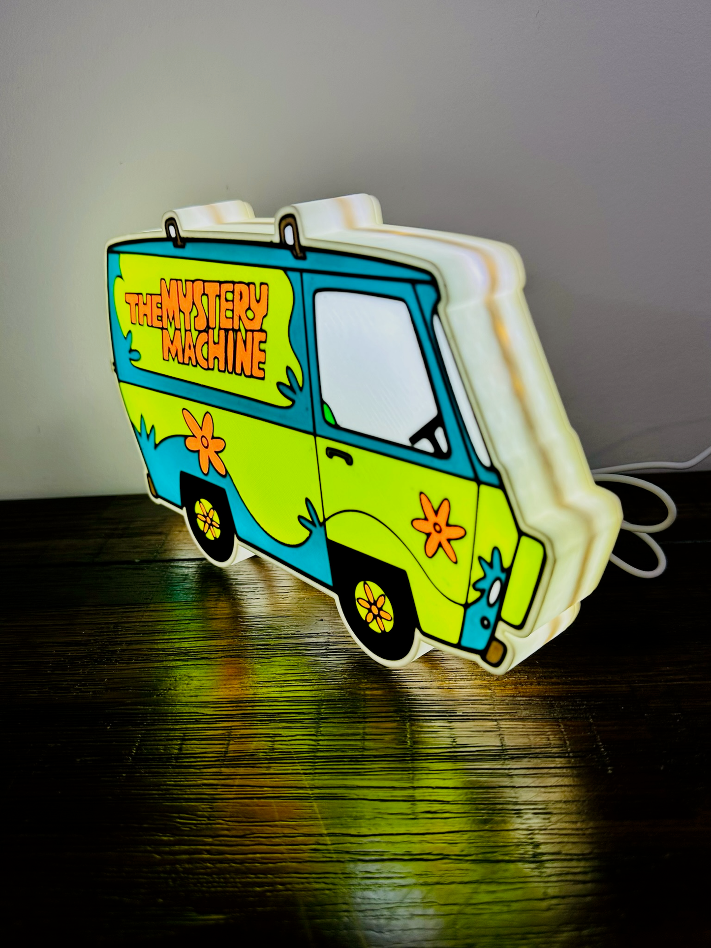 La máquina del misterio - Scooby Doo - Letrero luminoso / Luz de noche - Alimentación por USB