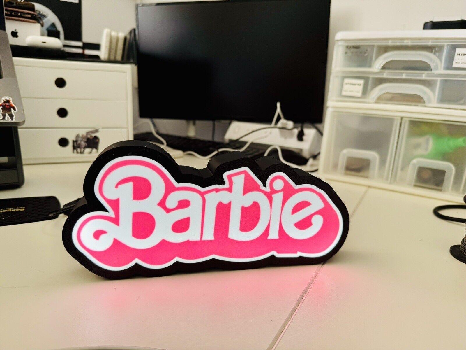 Barbie Light Up Sign: New - USB powered- Great For A Bedroom Or Playroom! - Michael's 3D World