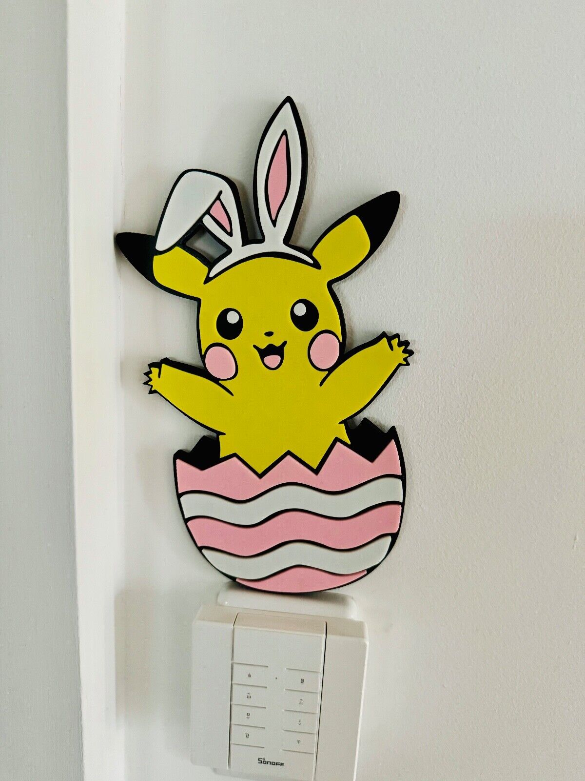 Pikachu - Easter Decoration - BRAND NEW - UNIQUE - Colours are customisable