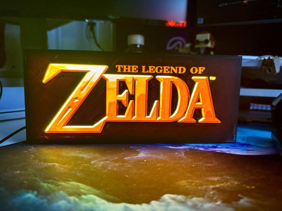 The Legend of Zelda! Light up sign / wall art / night light - Brand New - Michael's 3D World