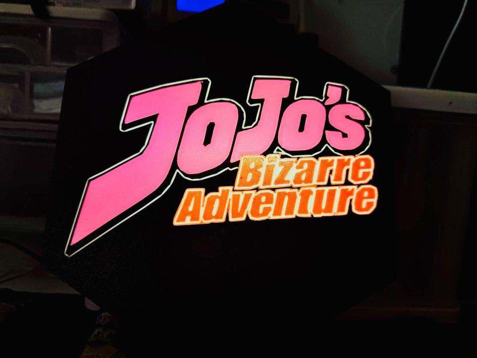 Unique light up art/decoration: JoJo’s Bizarre Adventure! USB Powered - Michael's 3D World