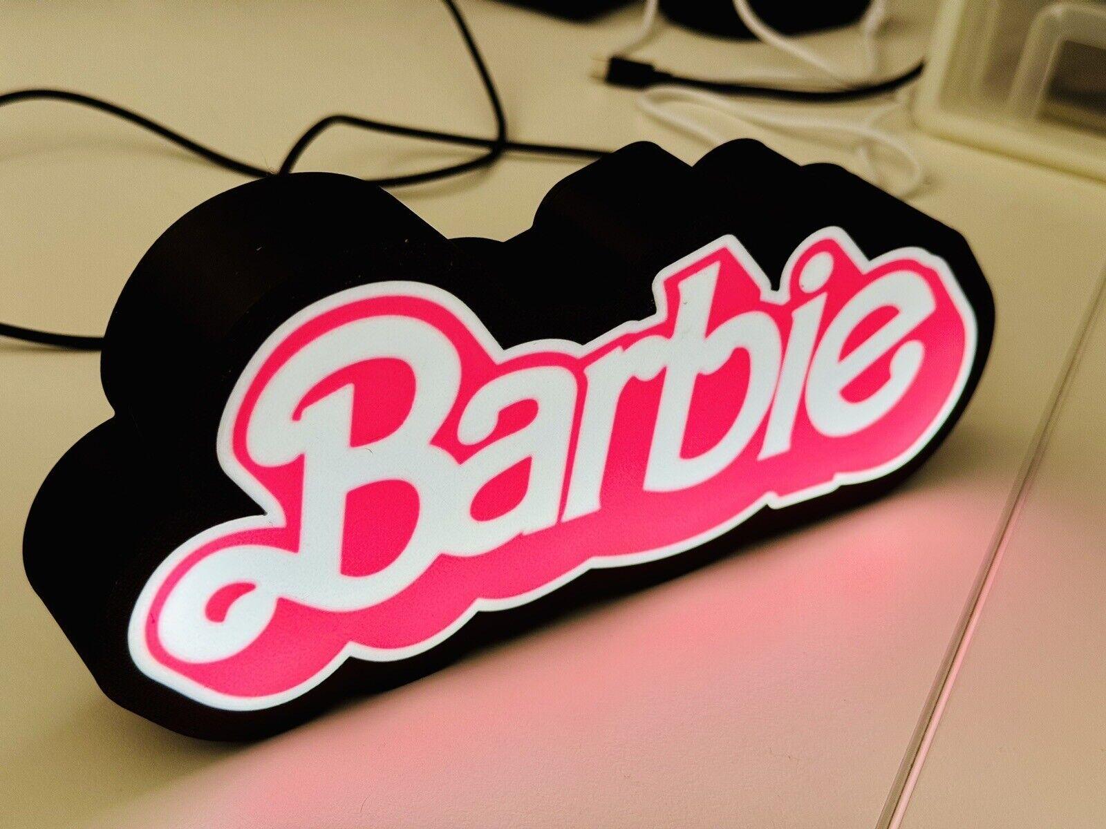 Barbie Light Up Sign: New - USB powered- Great For A Bedroom Or Playroom! - Michael's 3D World
