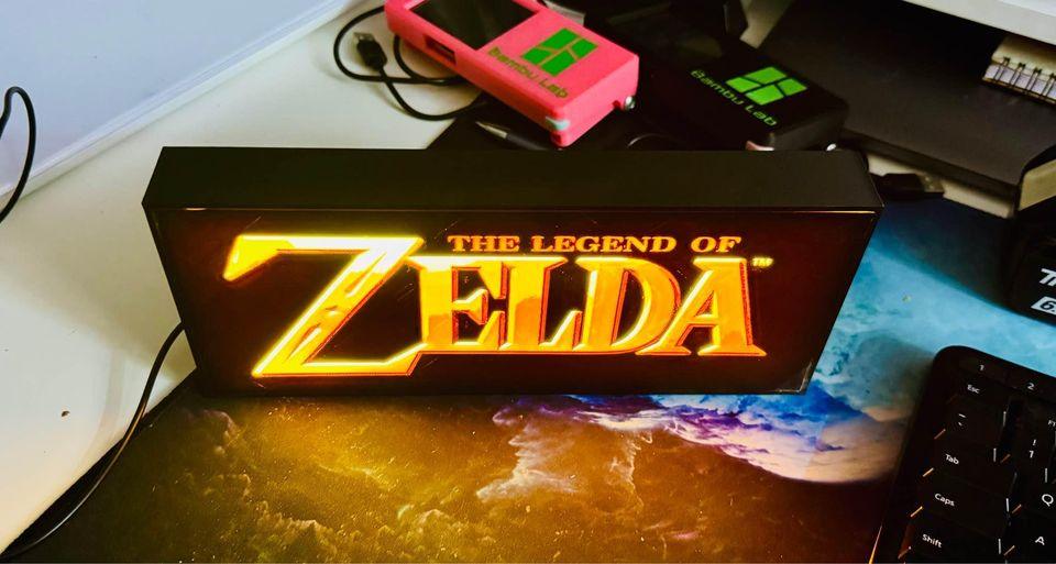 The Legend of Zelda! Light up sign / wall art / night light - Brand New - Michael's 3D World