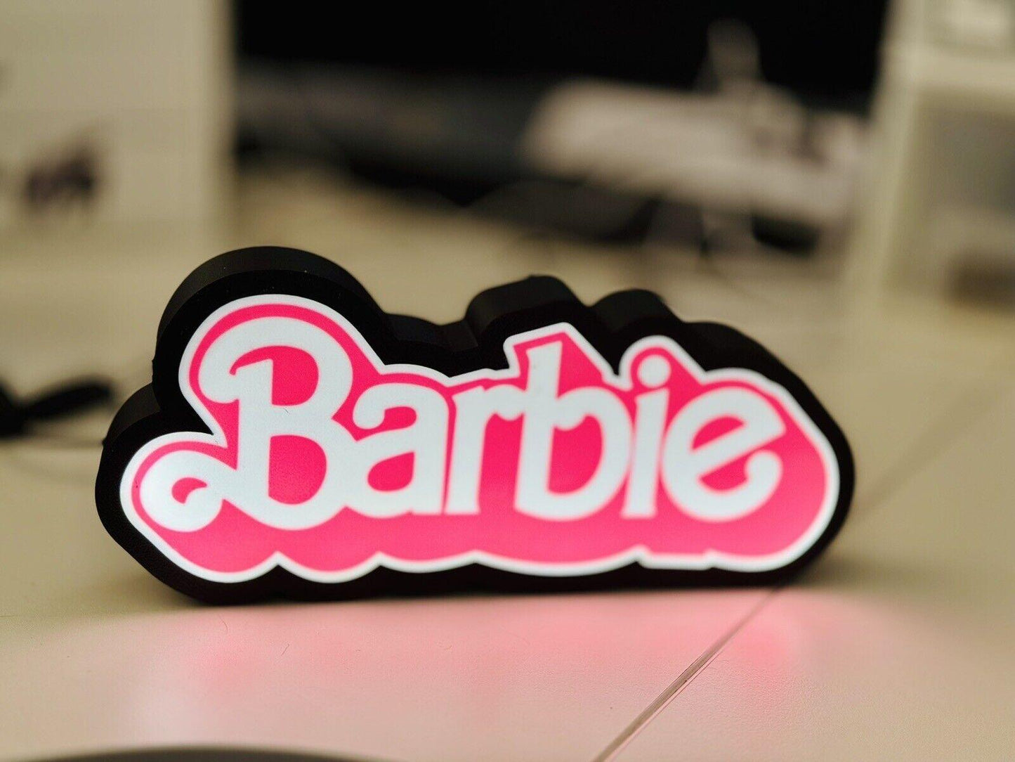 Barbie Light Up Sign: New - USB powered- Great For A Bedroom Or Playroom! - Michael's 3D World