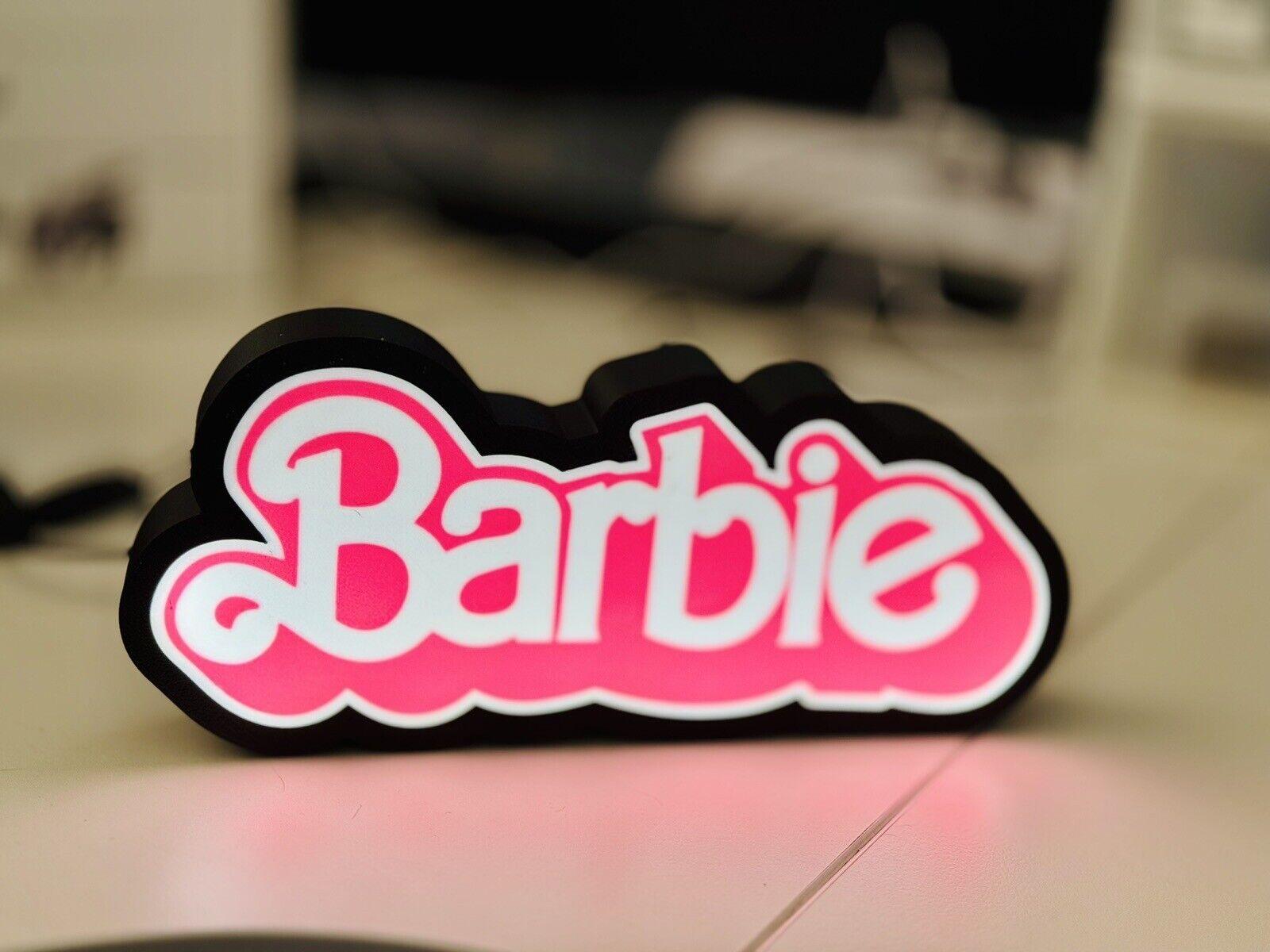 Barbie Light Up Sign: New - USB powered- Great For A Bedroom Or Playroom! - Michael's 3D World